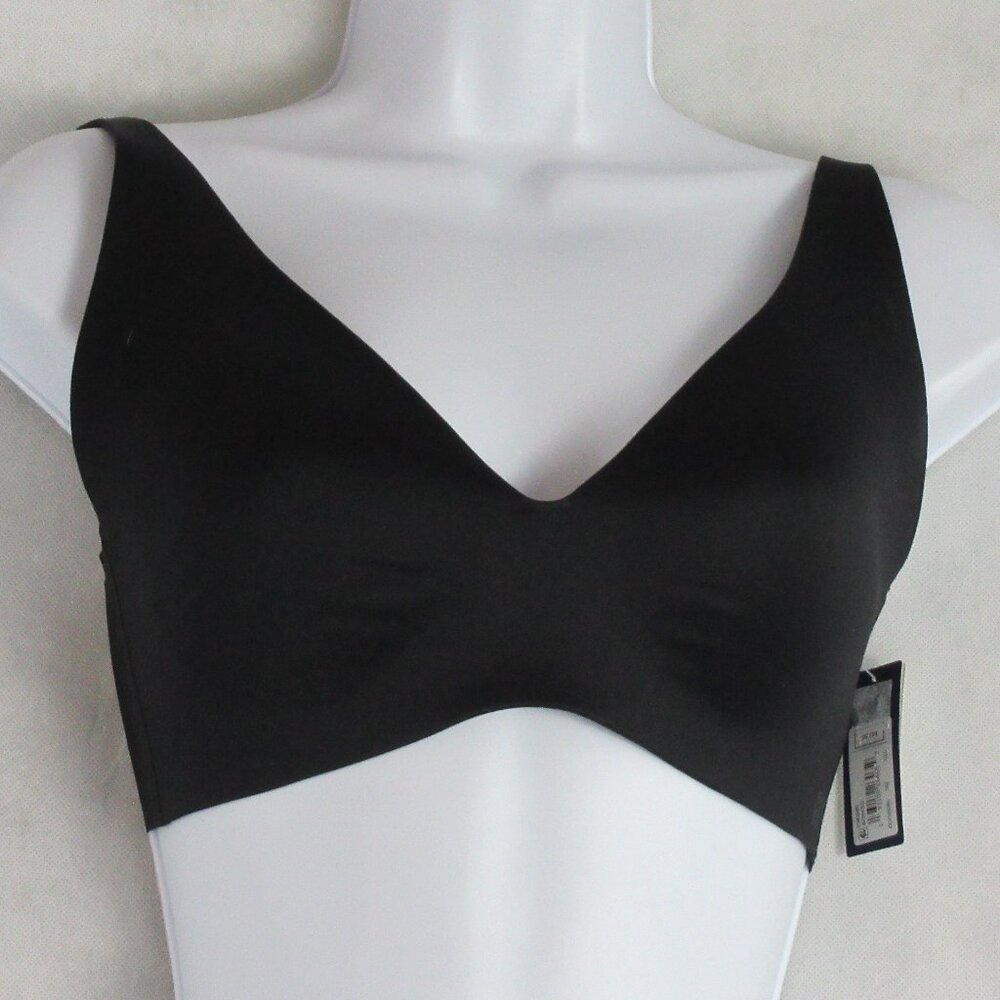 GAP GapBody Women's Everyday Essentials Wireless T-Shirt Bra, True Black, 32DD